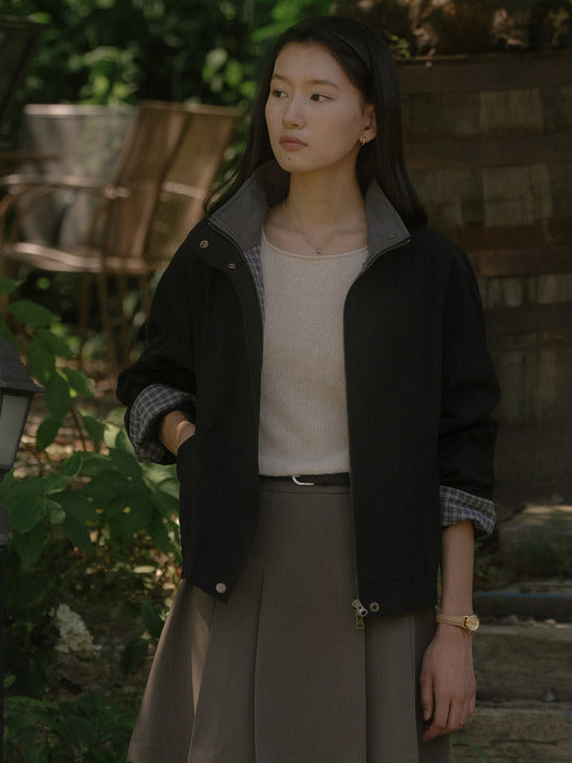 [TILLIDIE] Check point jumper TIFA03JP04_Black