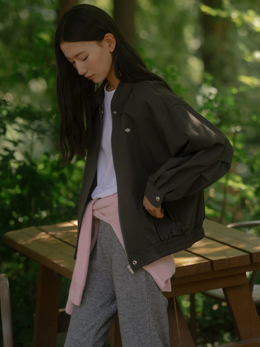 [TILLIDIE] Edition cotton jumper TIFA03JP02_Charcoal