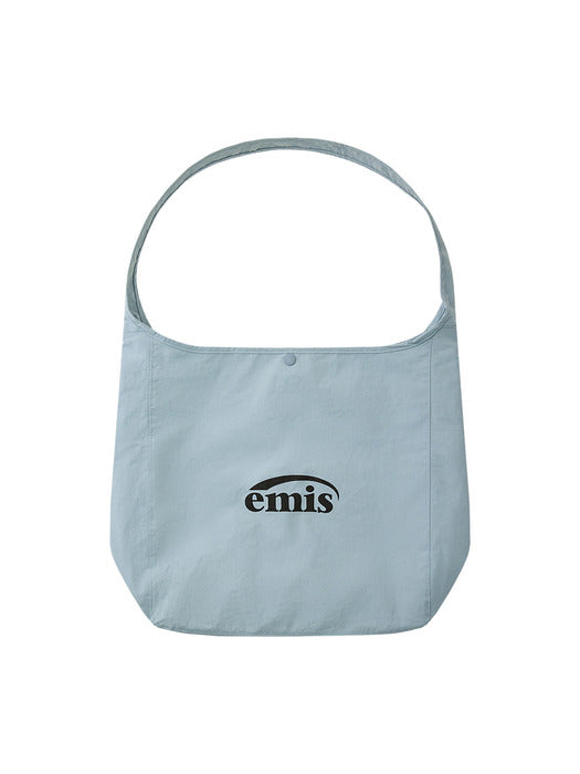 Emis Nylon Shoulder Bag-Light Blue