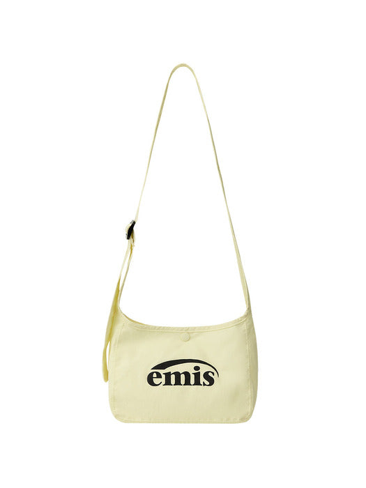 [emis] NYLON MINI CROSSBODY BAG-IVORY
