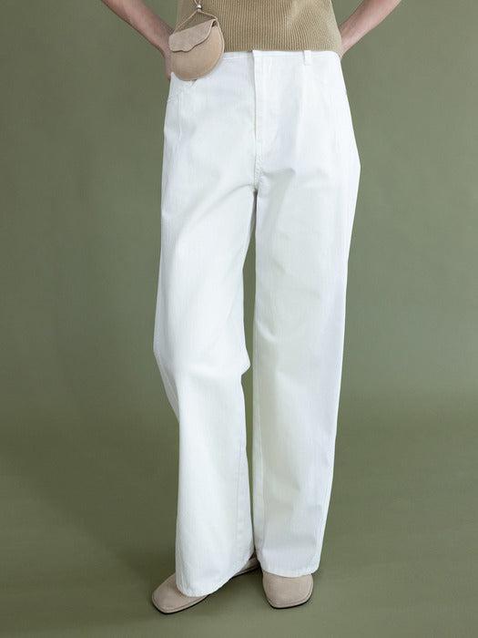 Loeuvre Straight-leg Coating Jeans