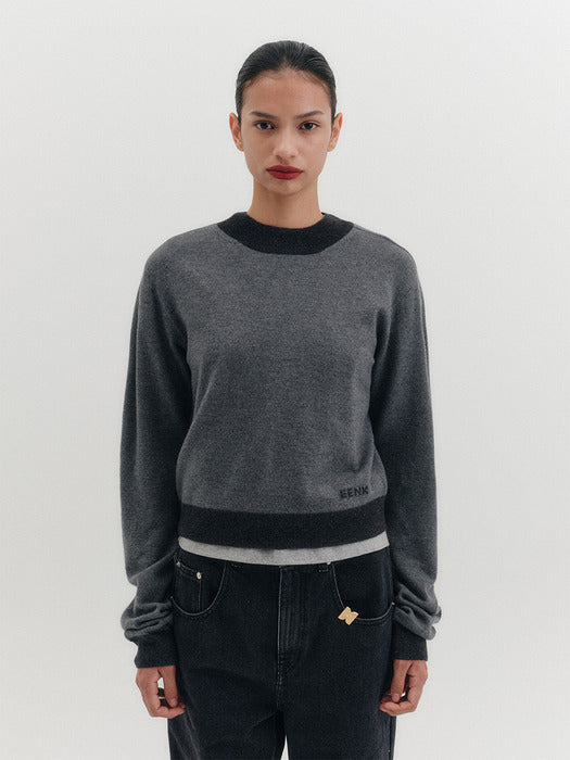 Eenk Long Sleeve Knitwear Top - 3 Colors B for Binding