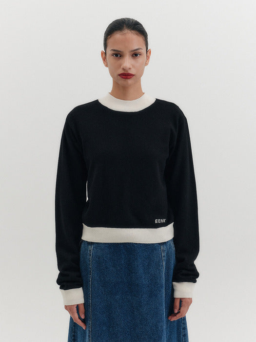 Eenk Long Sleeve Knitwear Top - 3 Colors B for Binding
