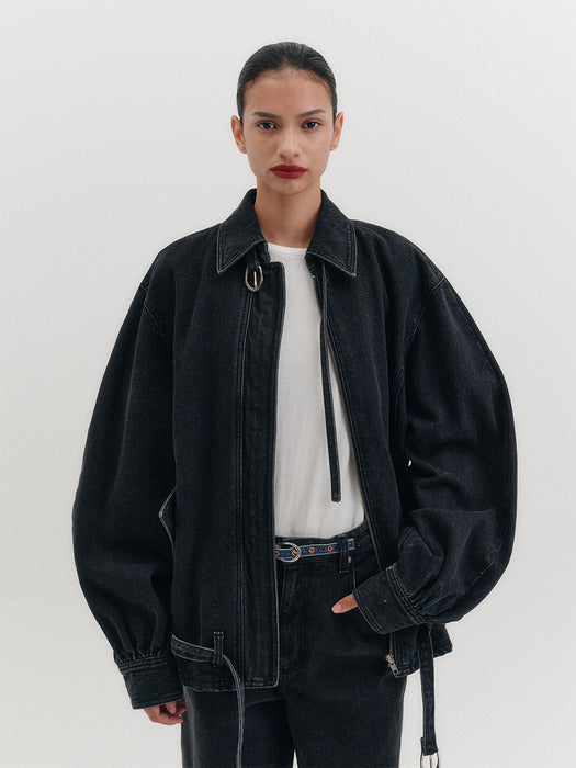 Eenk Denim Bomber Jacket - 2 Colors B for Binding