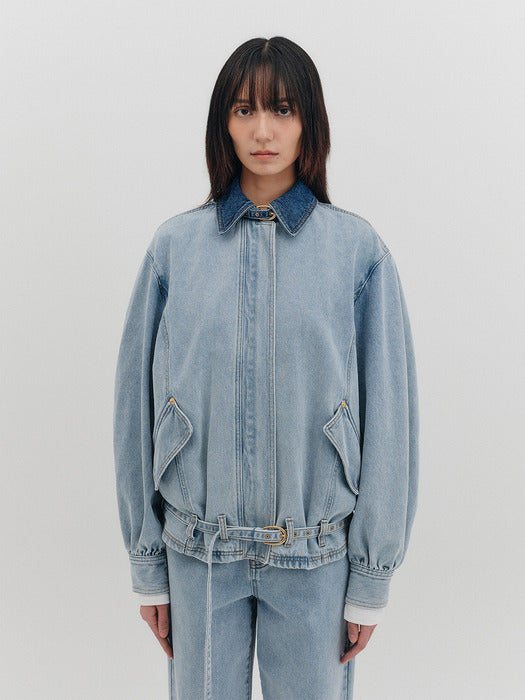 Eenk Denim Bomber Jacket - 2 Colors B for Binding