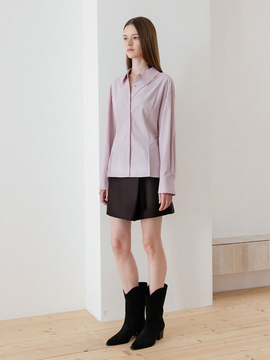 Loeuvre Slim-Fit String Solid Shirts