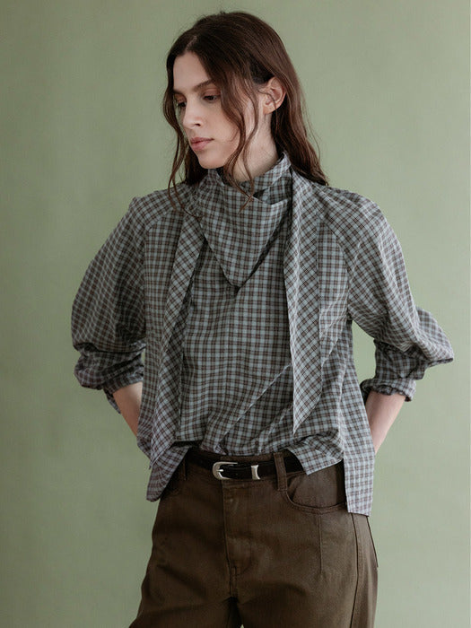 Loeuvre Cross Tie Blouse