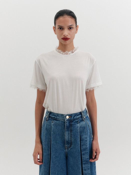 Eenk Lace T-shirt - 7 Colors B for Binding