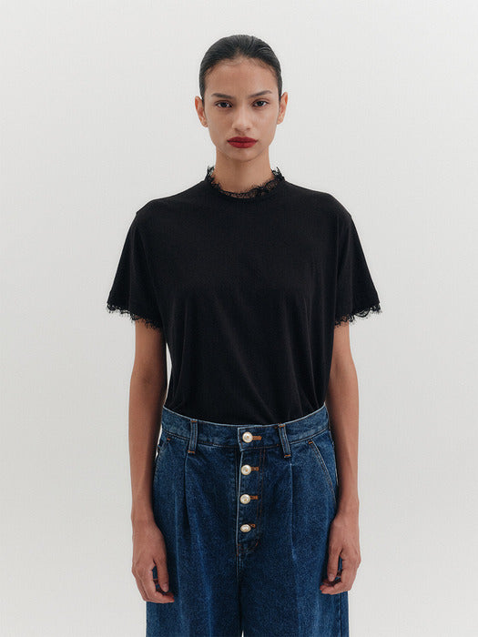 Eenk Lace T-shirt - 7 Colors B for Binding