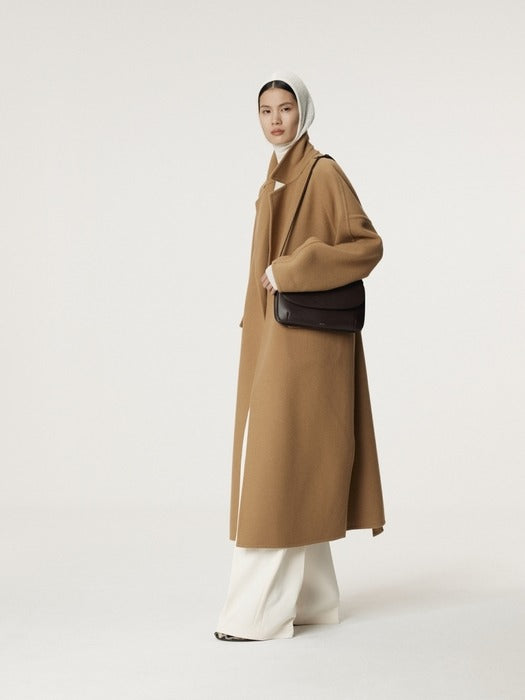 [recto] CLASSIC BELTED HANDMADE COAT (DESERT)