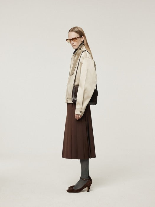 [recto] Double Satin Jumper (Sand Beige)