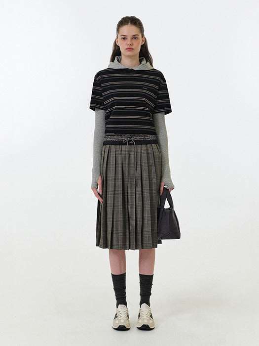 Grove 25Fw Anika Midi Skirt (Grey)