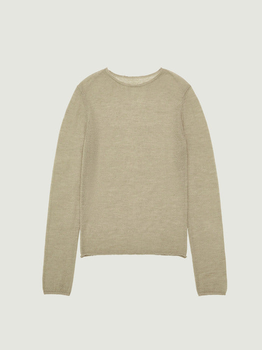 Grove 25Fw Juliet Mohair Knit (Beige)