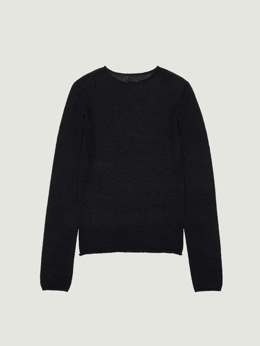 Grove 25Fw Juliet Mohair Knit (Black)