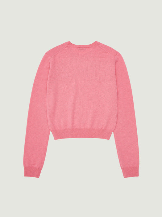 [grove] 25Fw Elena L/S Knit (Pink)
