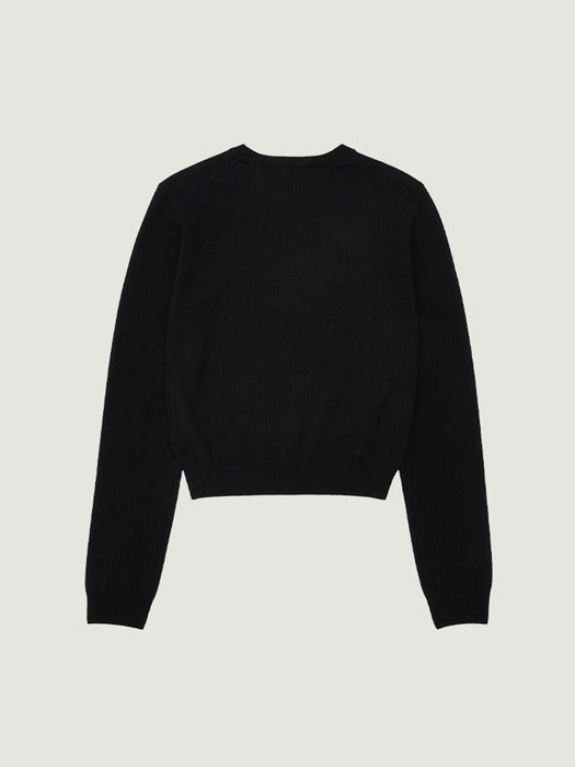 Grove 25Fw Elena L/S Knit (Black)