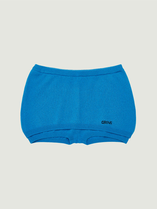 Grove 25Fw Elena Knit Skirt Pants (Blue)
