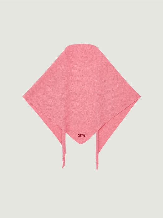 Grove 25Fw Elena Knit Scarf (Pink)