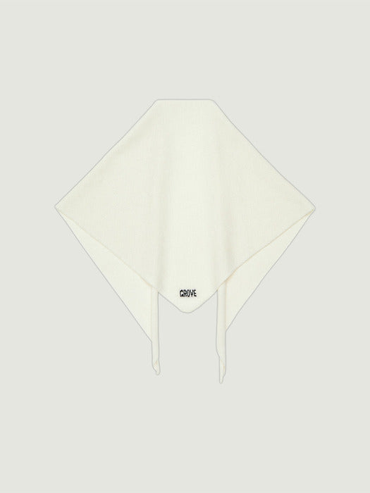 Grove 25Fw Elena Knit Scarf (Ivory)