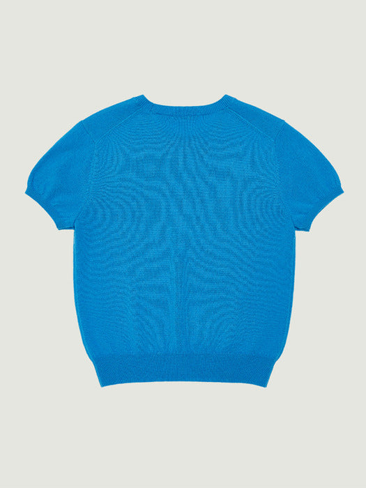Grove 25Fw Elena H/S Knit (Blue)