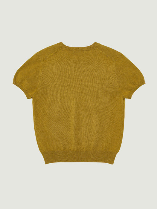 Grove 25Fw Elena H/S Knit (Olive)