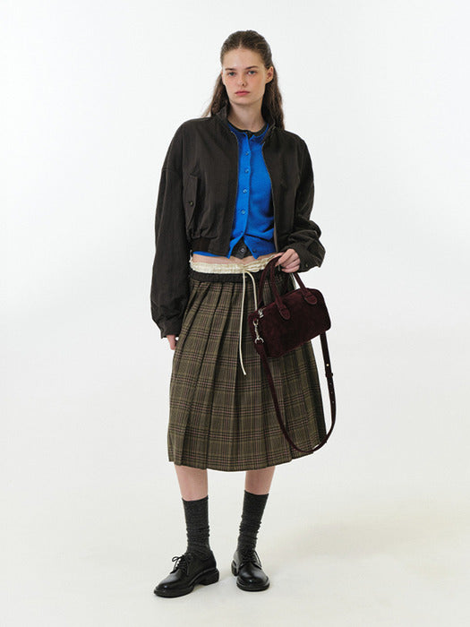 Grove 25Fw Rey Baracuta Jumper (Brown)