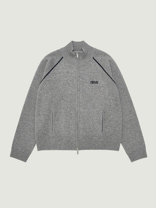Grove 25Fw Maren Knit Zip-UP (Grey)