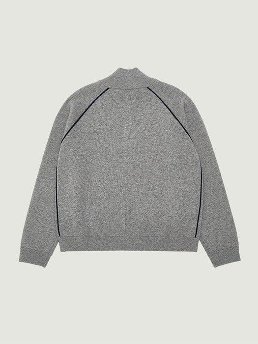 Grove 25Fw Maren Knit Zip-UP (Grey)