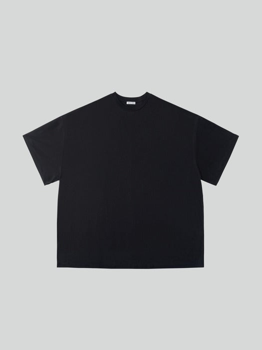 [recto] FLUID OVERSIZED T-SHIRT (BLACK)