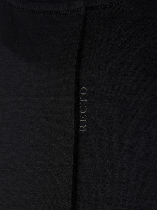 Recto Fluid Oversized T-Shirt (Black)