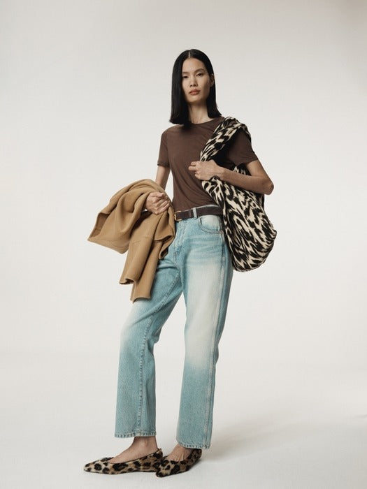 [recto] BABY JERSEY T-SHIRT (BROWN SUGAR)