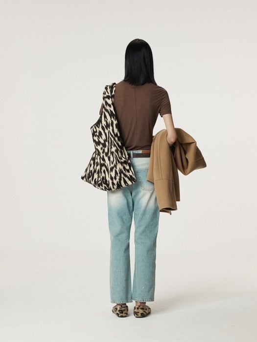 [recto] BABY JERSEY T-SHIRT (BROWN SUGAR)