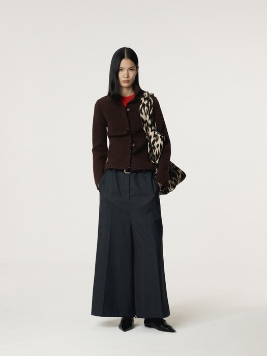 [recto] BUTTON UP KNIT CARDIGAN (VINTAGE BROWN)