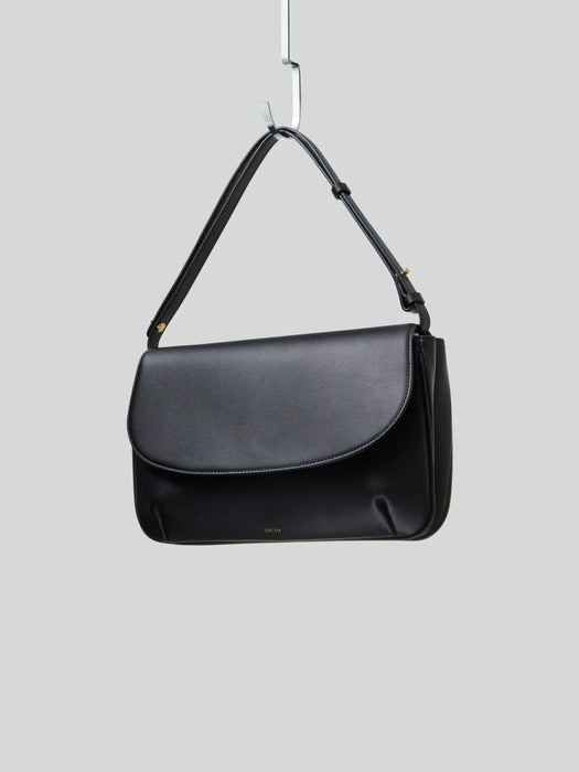 [recto] VINTAGE FLAP MEDIUM BAG (BLACK)