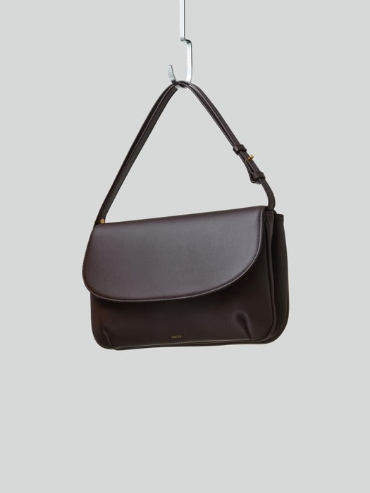 [recto] VINTAGE FLAP MEDIUM BAG (MAHOGANI BROWN)
