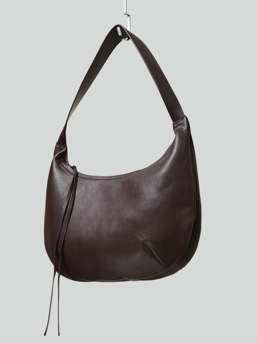 [recto] LEATHER HOBO BAG (VINTAGE BROWN)