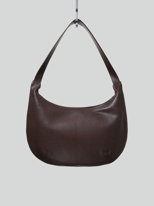 [recto] LEATHER HOBO BAG (VINTAGE BROWN)