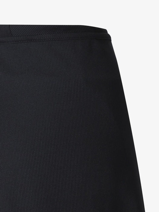 Ribbed Skirt-Layered Bootcut Leggings_FS253IP02F001_001