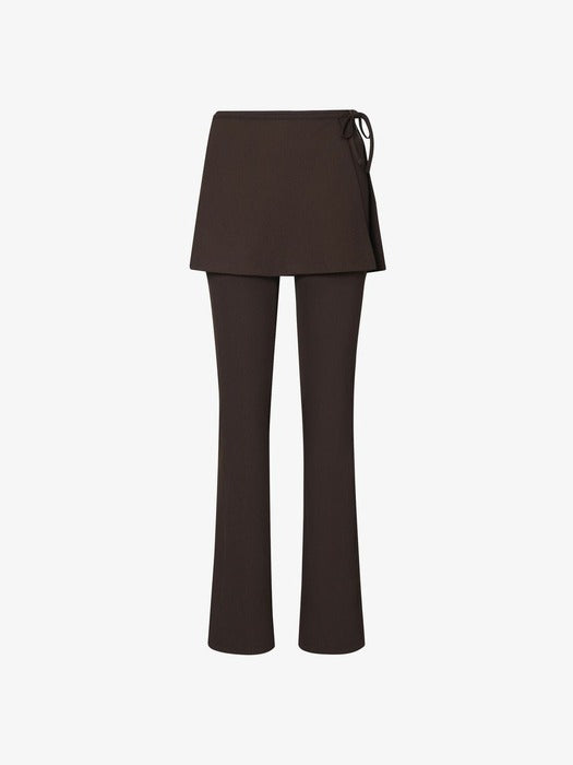 Ribbed Skirt-Layered Bootcut Leggings_FS253IP02F001_234