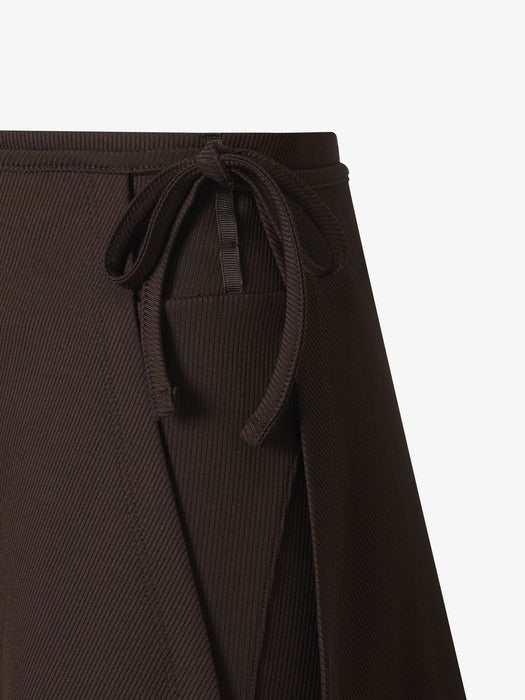 Ribbed Skirt-Layered Bootcut Leggings_FS253IP02F001_234