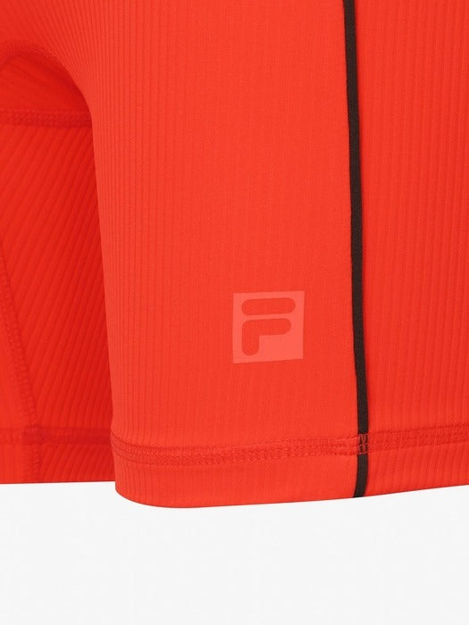 Mid-thigh pocket biker shorts