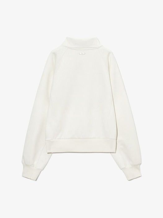 Suede Half-Zip Sweatshirt_FS253PO01F001_175