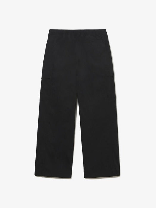 Cotton-blend Nylon Wide-Leg Pants_FS253WP01U001_004