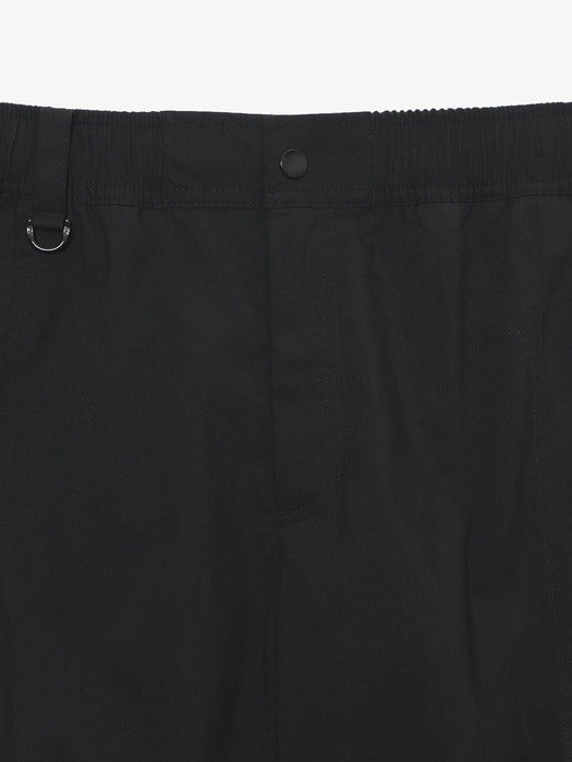 Cotton-blend Nylon Wide-Leg Pants_FS253WP01U001_004