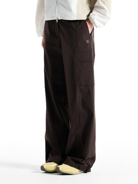 Nylon-cotton blend wide-leg pants_FS253WP01U001_234