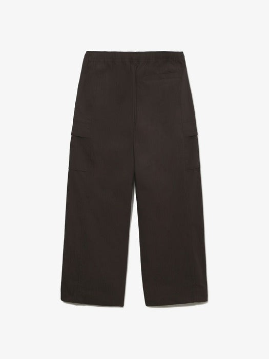 Nylon-cotton blend wide-leg pants_FS253WP01U001_234