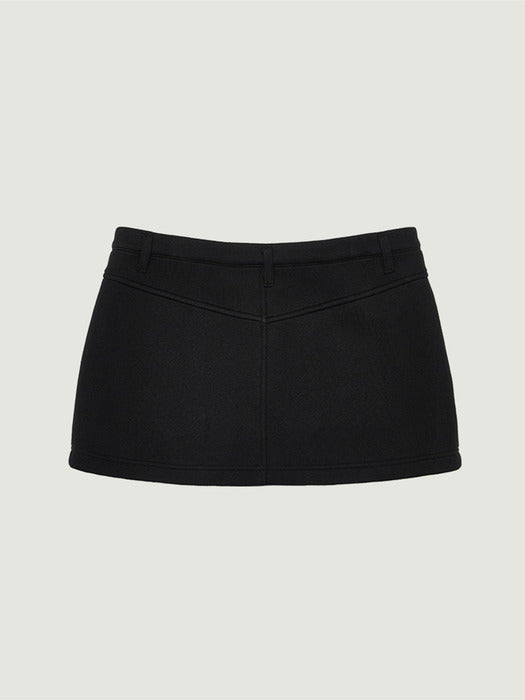 Grove 25Fw Zoe Sweat Skirt Pants (Black)