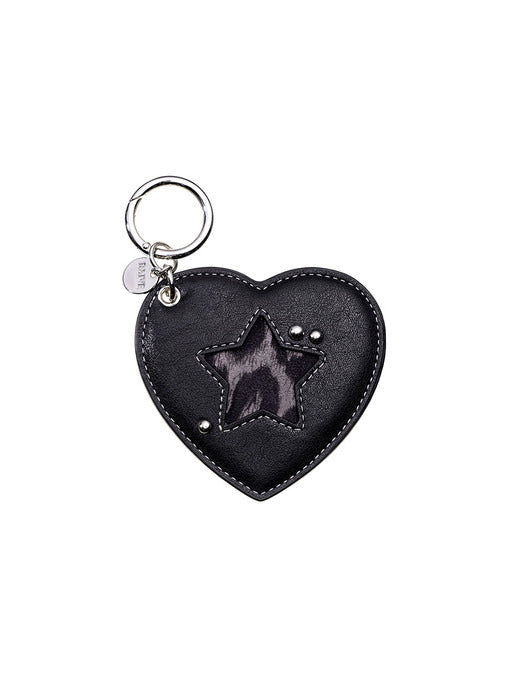 Raive Leo Mirror Charm in Black