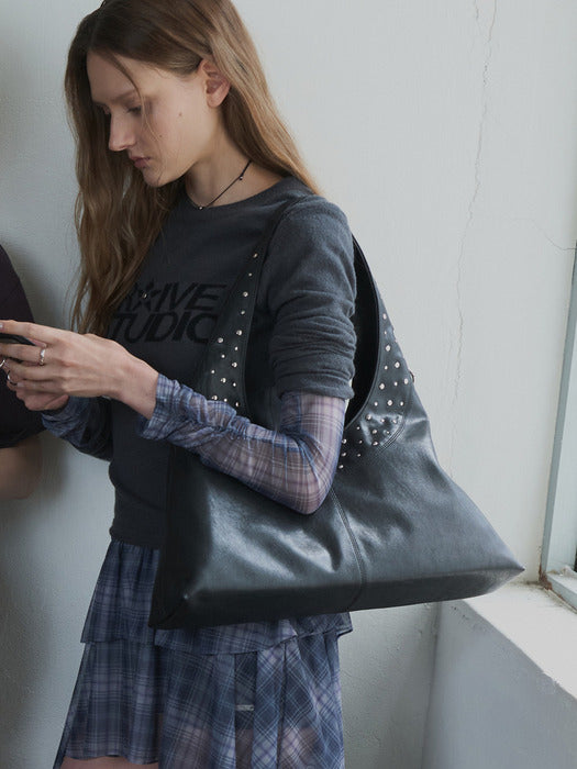 [raive] Giselle Large Shoulder in Black UB5AB094-10