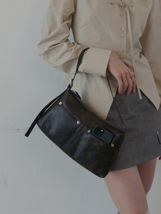 [raive] Kai Shoulder in Cigarette UB5AB090-M2